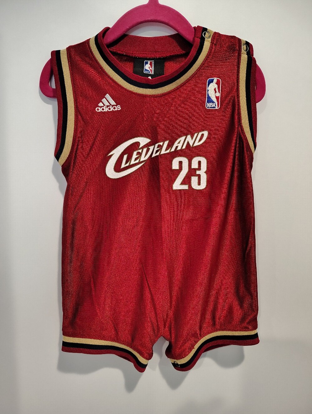 LeBron James Cleveland Cavaliers Jersey Romper